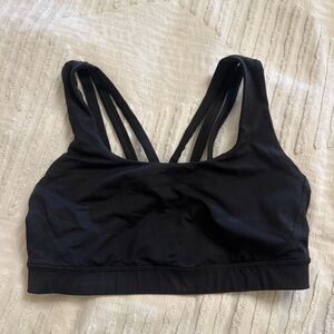 Lululemon Black sports bra